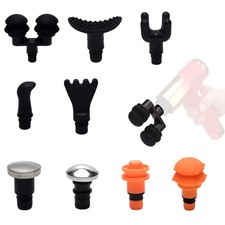 9Pcs Replaceable Massage Gun Heads - Deep Tissue free size, Black Yellow