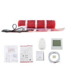 LABLT Electric Radiant Warm Floor Mat Kit Tile Heating System 30 Sqft 120v