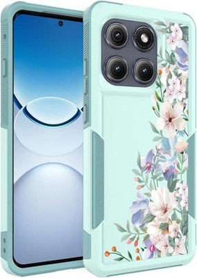 Moto Edge 2025 Case: Cute Flowers Floral Design Slim Soft TPU Bumper Cover