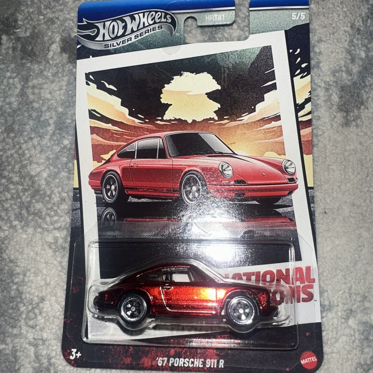 CHASE * '67 Porsche 911 R 5/5 * Spectraflame Dark RED * 2025 Hot