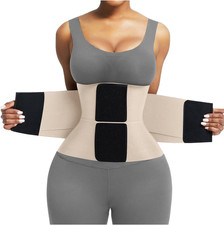 Waist Trainer Belt Waist Cincher Trimmer Ab Belt Tummy Control Body Shaper - XL