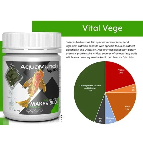 AquaMunch AquaGel Fish Food - Vital Vege L(L9) - Picture 4 of 5