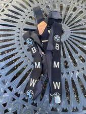 Black BMW Branded Noona Belt Co. Suspenders