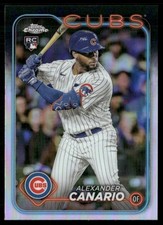 Alexander Canario Rookie 2024 Topps Chrome Refractor Chicago Cubs #174