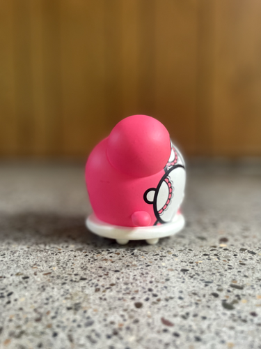 Mindstyle Buff Monster Series 1 White & Pink Vinyl Figure Rare - Picture 4 of 6
