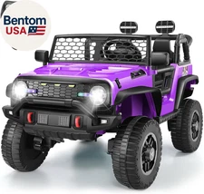 4X4 2 Seater XL Remote Control Ride on Cars with 20 Inch Wide Seat, 4WD/2WD Swit