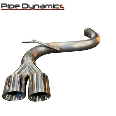 PIPE DYNAMICS  VW Golf MK7 & 7.5 2.0 TDI - BACK BOX REAR MUFFLER DELETE EXHAUST