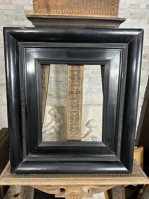 ANTIKER BILDERRAHMEN RAHMEN JUGENDSTIL 61,5x70x7cm, Falzmass 32,3x40,4cm