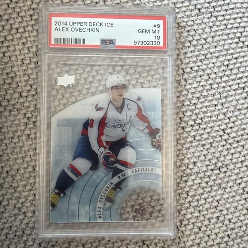 2014-15 Upper Deck Ice Alex Ovechkin #9 Capitals PSA 10 Gem-MT