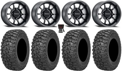Method 409 15'' Wheels Black (5+2) 35'' Trail Saw 2.0 Tires Can-Am Maverick X3