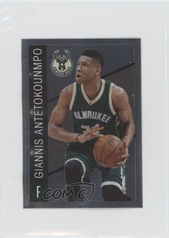 2016-17 Panini Dunk! Album Stickers Giannis Antetokounmpo #118 0b3