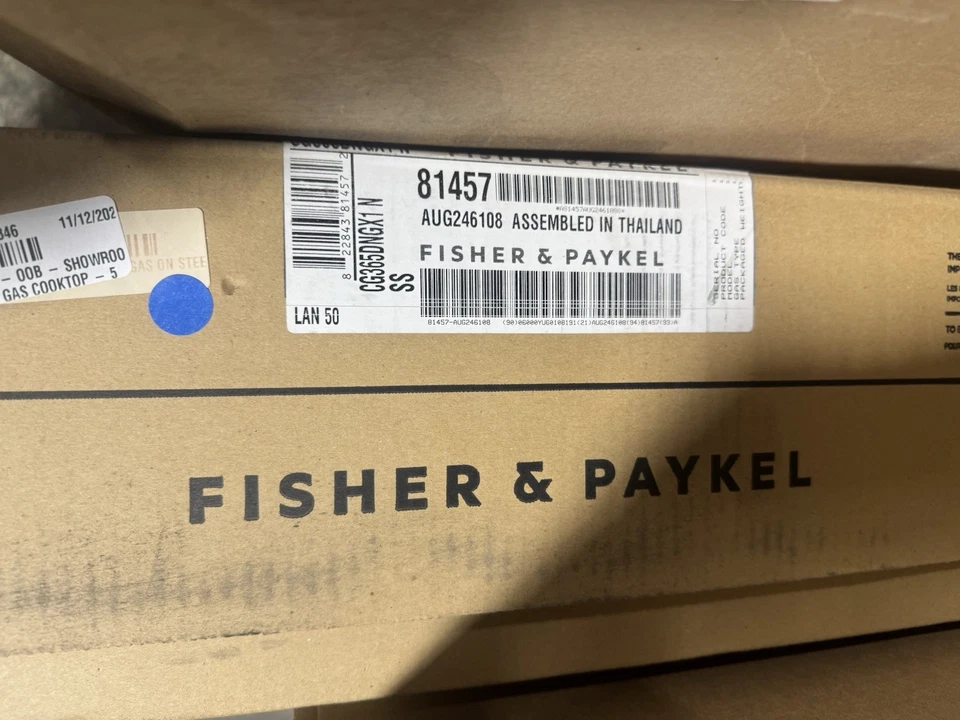 Fisher Paykel CG365DNGX1 36" Cocina Acero Inoxidable Gas Natural Nueva Foto 2 de 4