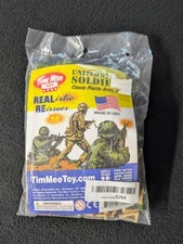 TIM MEE TOYS UNITED STATES SOLDIERS CLASSIC PLASTIC ARMY MEN 48 PC TAN & GREEN