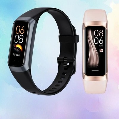 Slim Smart Watch Men Women Smart Bracelet Wristband 1.1 Inch Amoled