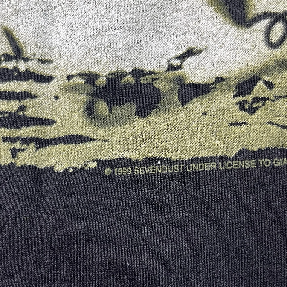 Camiseta De Colección 1999 Sevendust Home Im Not Good With Names Camiseta Para Hombres XL Banda Vulgar Camiseta Foto 4 de 4