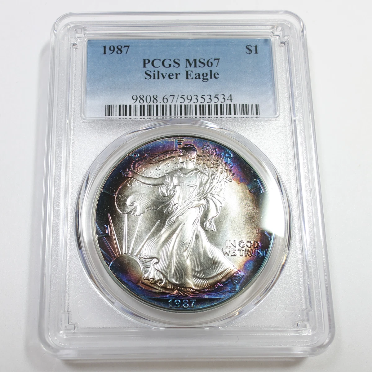 American Eagle MS 67 PCGS Certified Silver Bullion Coins for sale
