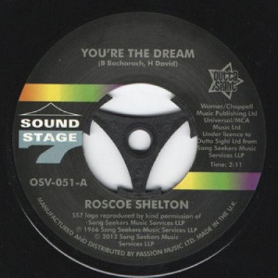 Roscoe Shelton - You're The Dream / Running For Your Life (7'', RE) (Very Good Pl