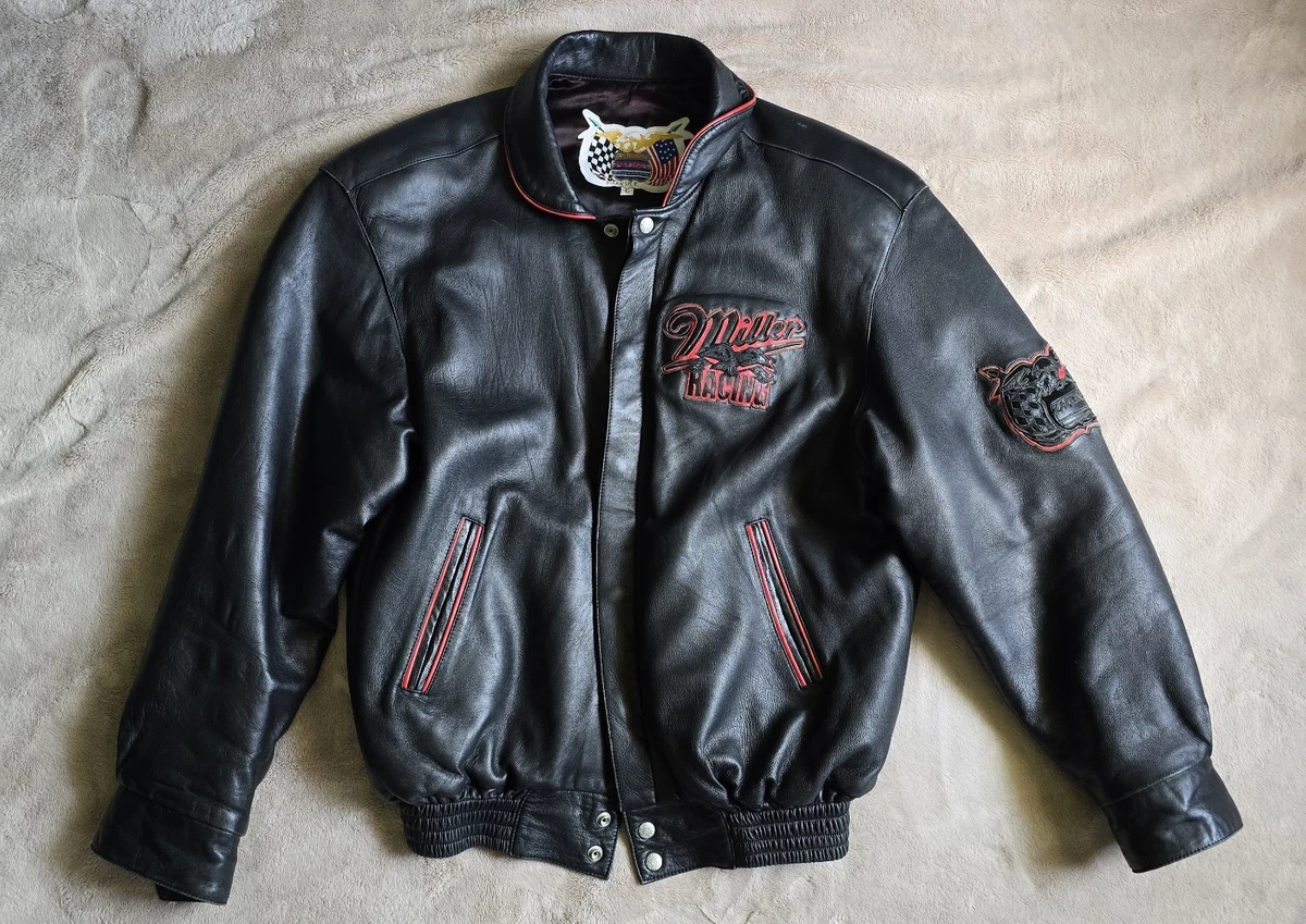 Black Leather 1990s Vintage Outerwear Coats & Jackets for Men for