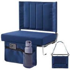 Stadium Seats with Back Support, Bleacher Chairs with 3.15 Inch Thick Padded ...