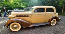 1936 Chrysler Airstream 2 door Rare sedan w/ OD SEE VIDEO