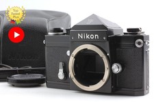 Very Rare Black S/N 6408991 MINT Nikon F Eye Level 35mm Film Camera From JAPAN