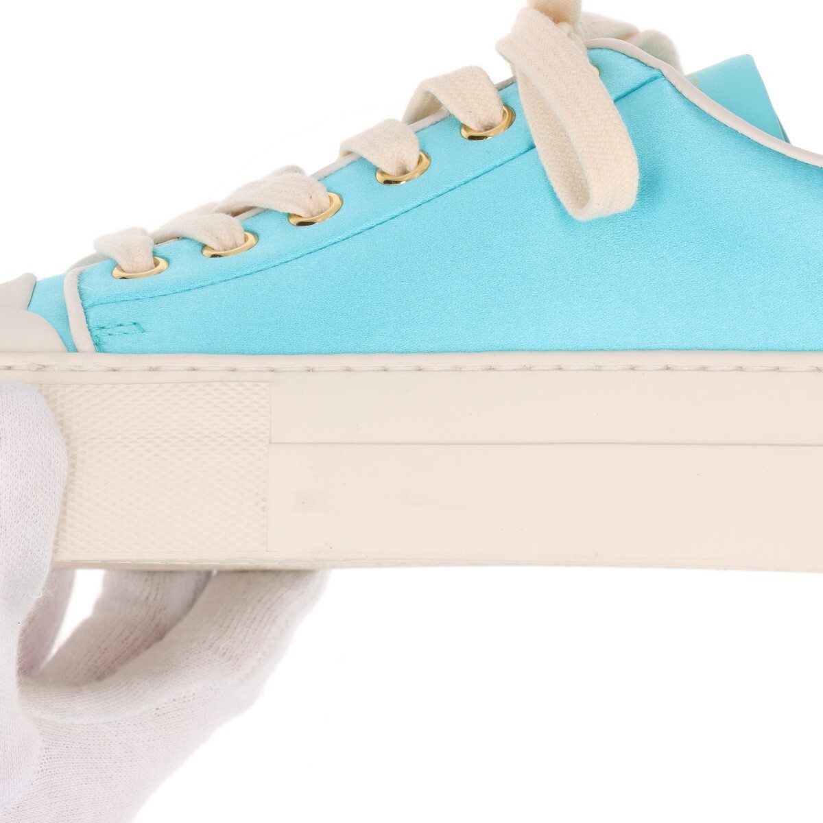 Tom Ford Leather Sneakers 36 Ladies' Blue x white W2878T | eBay