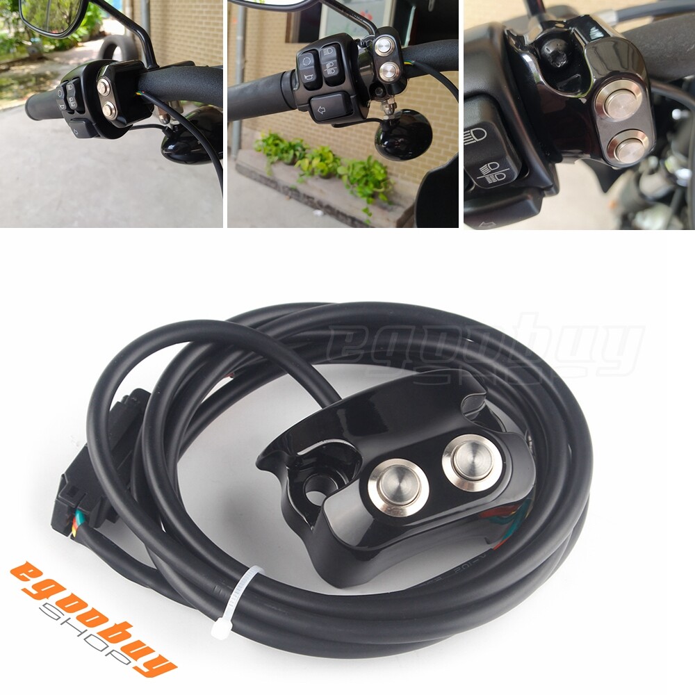 Motorcycle 1" Handlebar Mounted Air Ride Switch Controller 3 Wire For