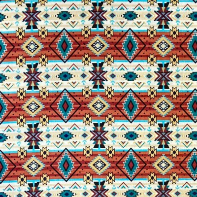 Fat Quarter Navajo & Azteken beeinflusst David Textilien Baumwolle ideal für Gesichtsmasken