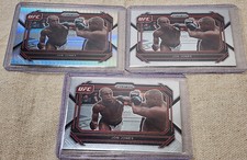 (3) 2023 UFC Panini Prizm Jon Jones Silver Hyper & Base #74 Light Heavyweight