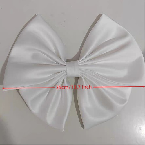 Satin Bowknot Detachable Organza Dress Accessory Weddings Party Romantic - Picture 4 of 11