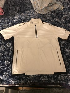 adidas windbreaker quarter zip
