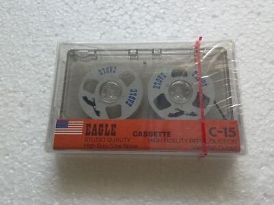 Eagle Cassette C-15 Reel 2 Reel MC Kassette Tape NEU und OVP