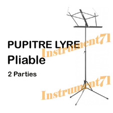 Pupitre Pliable Hauteur réglable + housse de Transport couleur NOIRE