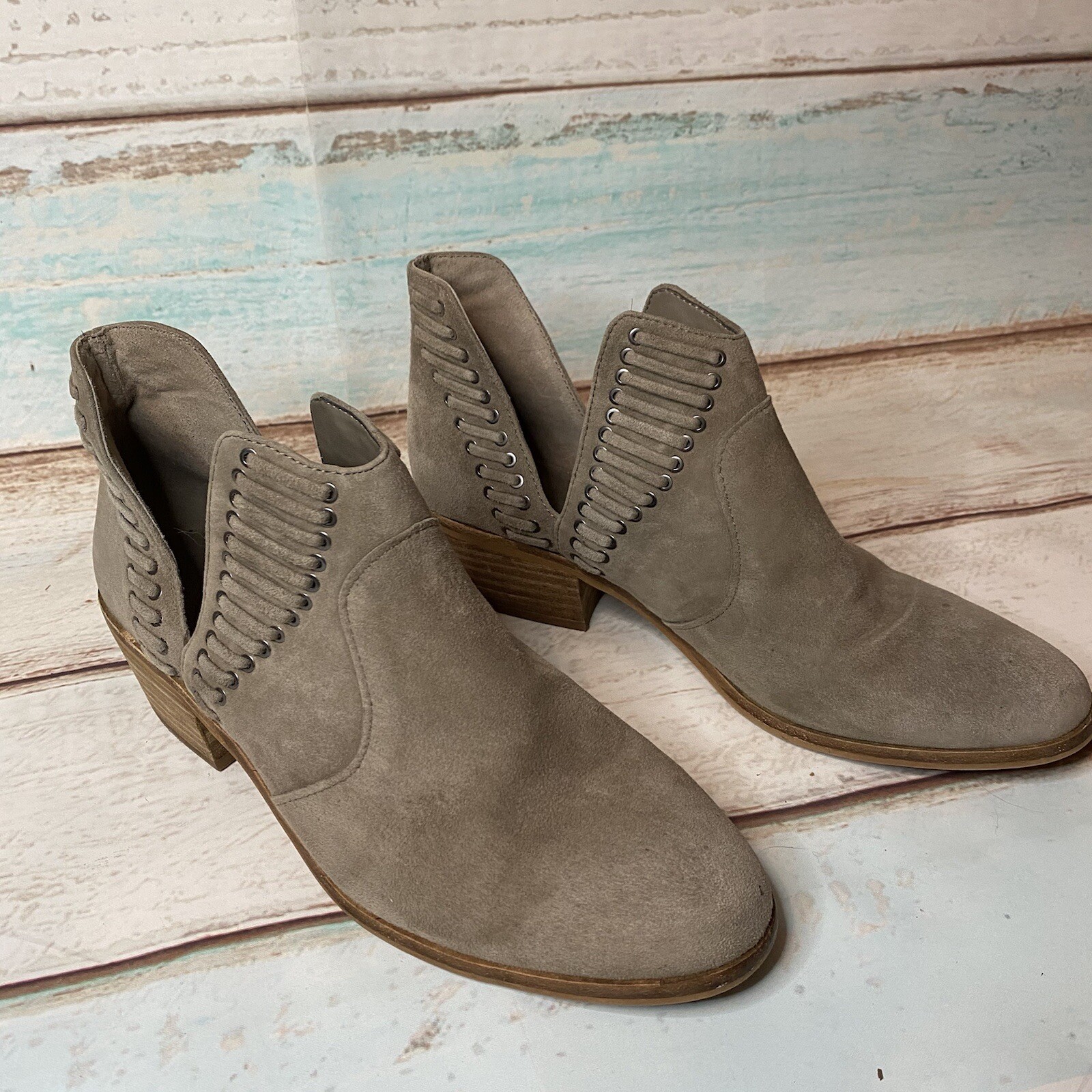 Vince Camuto Pevista Foxy Suede Booties 
