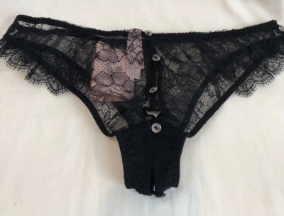 Vintage Agent Provocateur Annoushka Ouvert Black Brief Medium AP 3 10-12  BNWT | eBay
