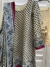 semi velvet salwar suit