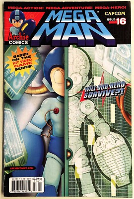 MEGA MAN COMIC BOOK #16 October 2012 SPIRITUS EXMACHINA 4 of 4 Bagged Board FN+