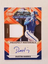 DUSTIN HARRIS 2022 Elite Extra Edition PROSPECT MATERIALS AUTO ORANGE 133/199