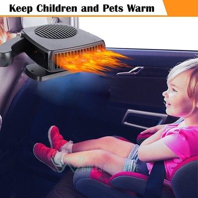 Calentador Para Carro Eléctrico Portátil De 200W, 12V Ventilador De  Calefaccion | eBay