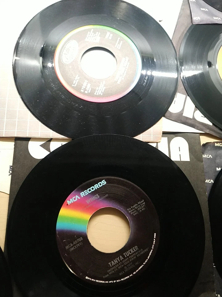 Tanya Tucker Vinyl Records 45 Rpm Lot. Country Music. - Image 4 of 4