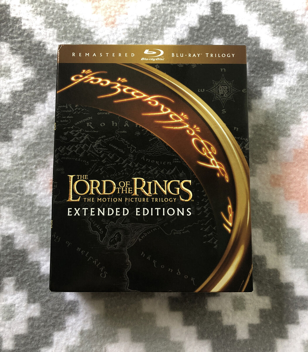 The Trilogy The Señor Of the Rings Extended Versions 6 Blu-Ray + 9