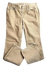 LOFT Pants Womens 6 32x31.5 Tan Corduroy Original Boot Flat Front Ladies