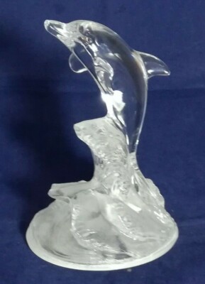 Schöner RCR Kristall Delphin (Höhe - 16 cm)