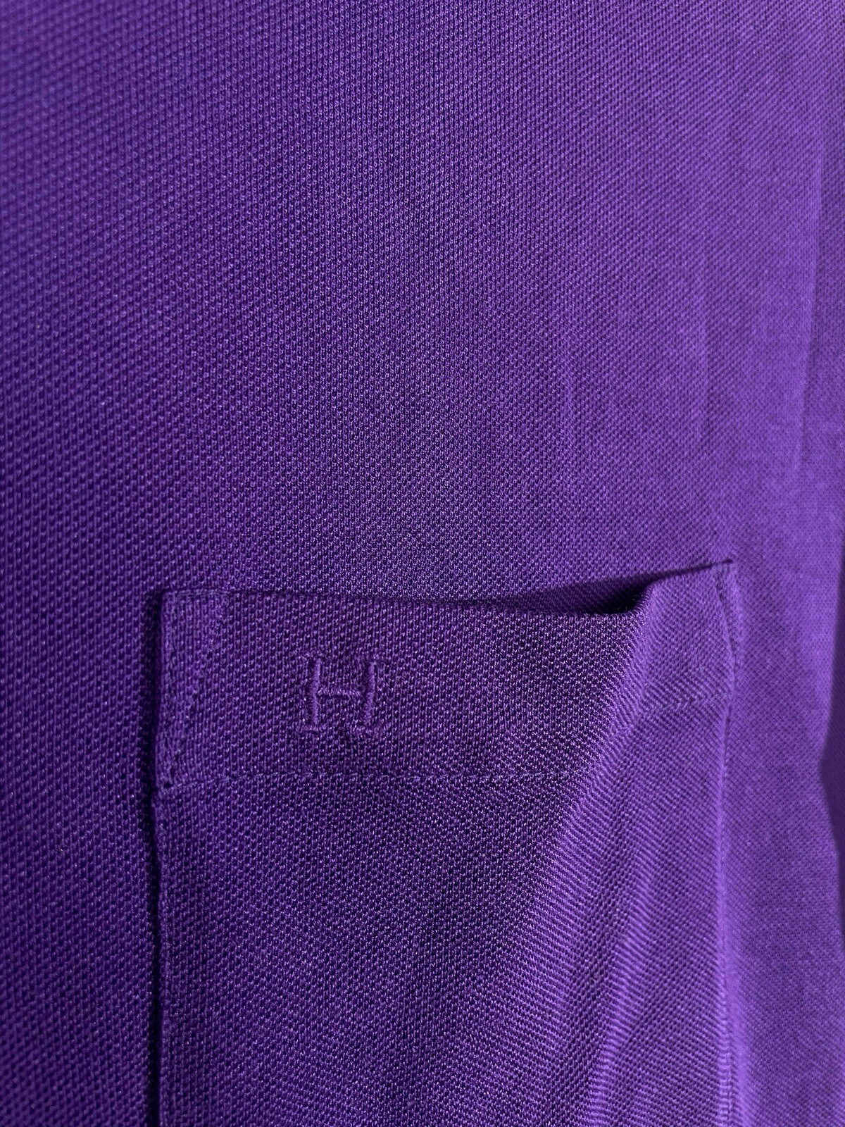 Hermes Men Authentic Basic Purple Color Luxury St… - image 3