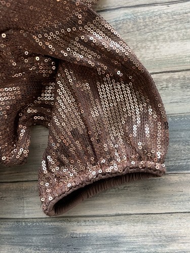 CARA SANTANA X NINE WEST SEQUIN FAUX WRAP DRESS PLUS SZ 2X BRONZE ROSE GOLD NWT - Picture 16 of 16