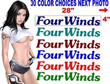 FOURWINDS FOUR WINDS RV CAMPER REPLACEMENT SIDE  Decal Decals 30 COLOR CHOICES
