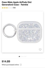 NEW Casemate Glitter AirPods Case-3rd Generation