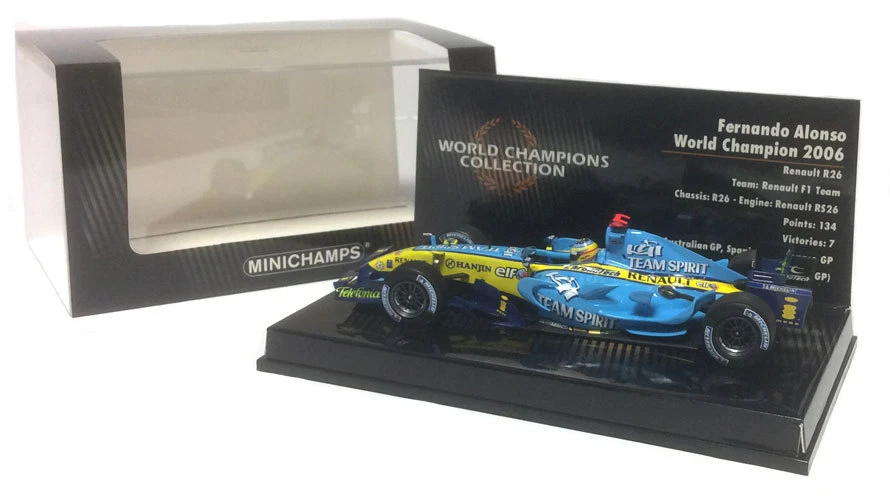 Minichamps Renault R26 2006 - Fernando Alonso F1. World Champion 1/43 Scale - Image 2 of 4