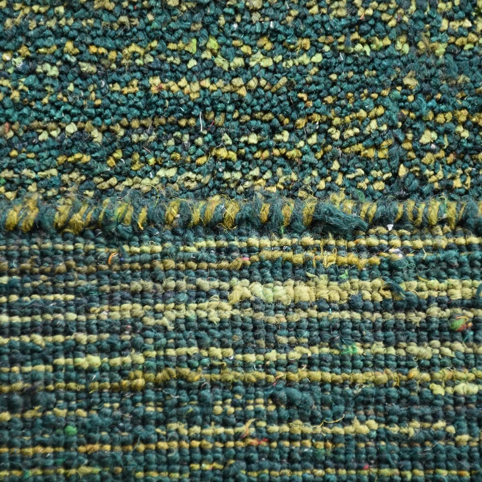 Alfombra de mezcla de seda con telar anudado a mano oro verde macizo BBH Homes BBLSM111 Foto 4 de 4
