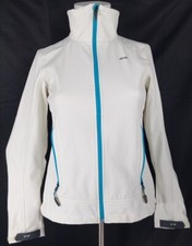 Koppen Softshell Womens White Turquoise Lightweight Jacket Size Medium